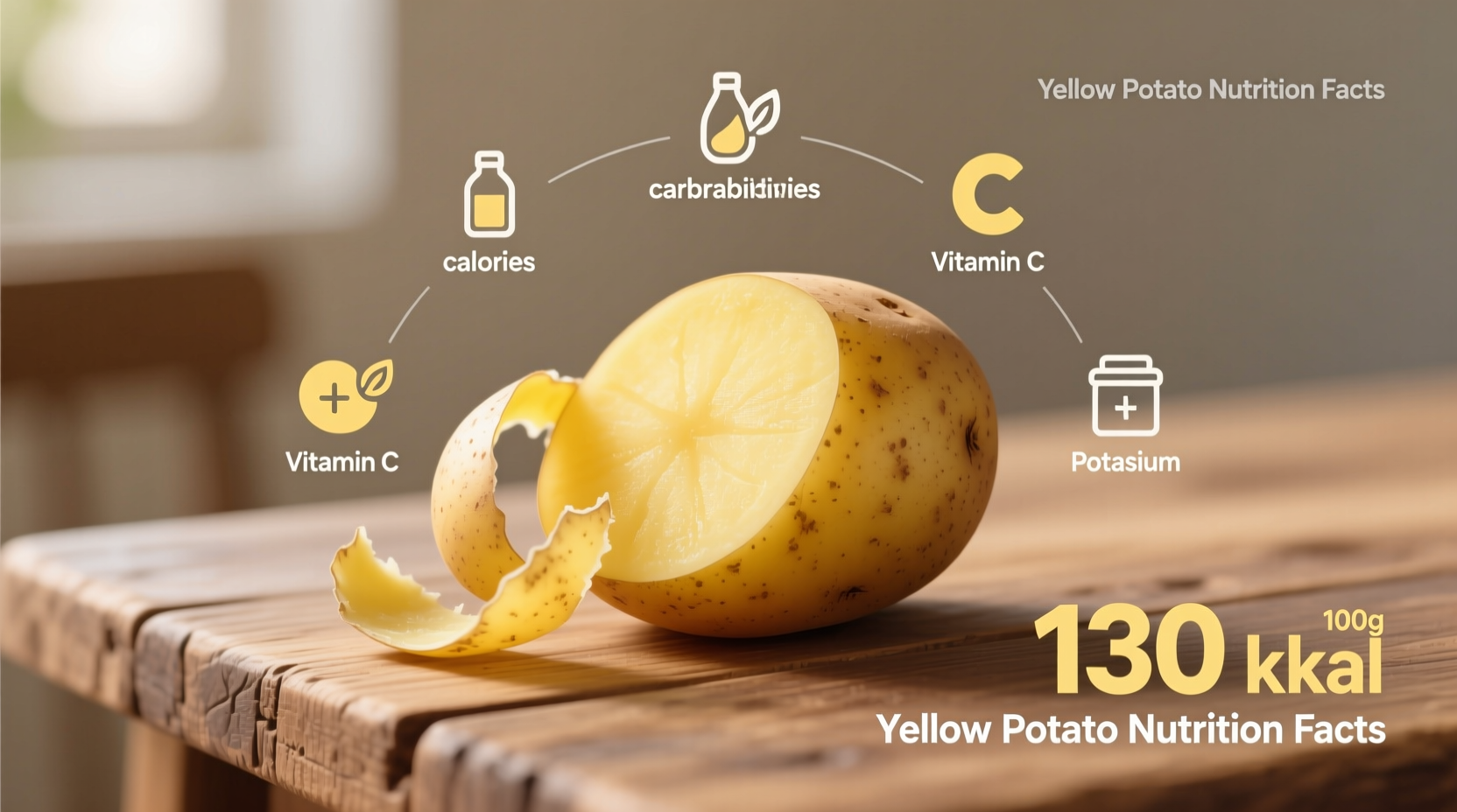 Yellow Potato Calories: 110 Per Medium Potato (Nutrition Facts)