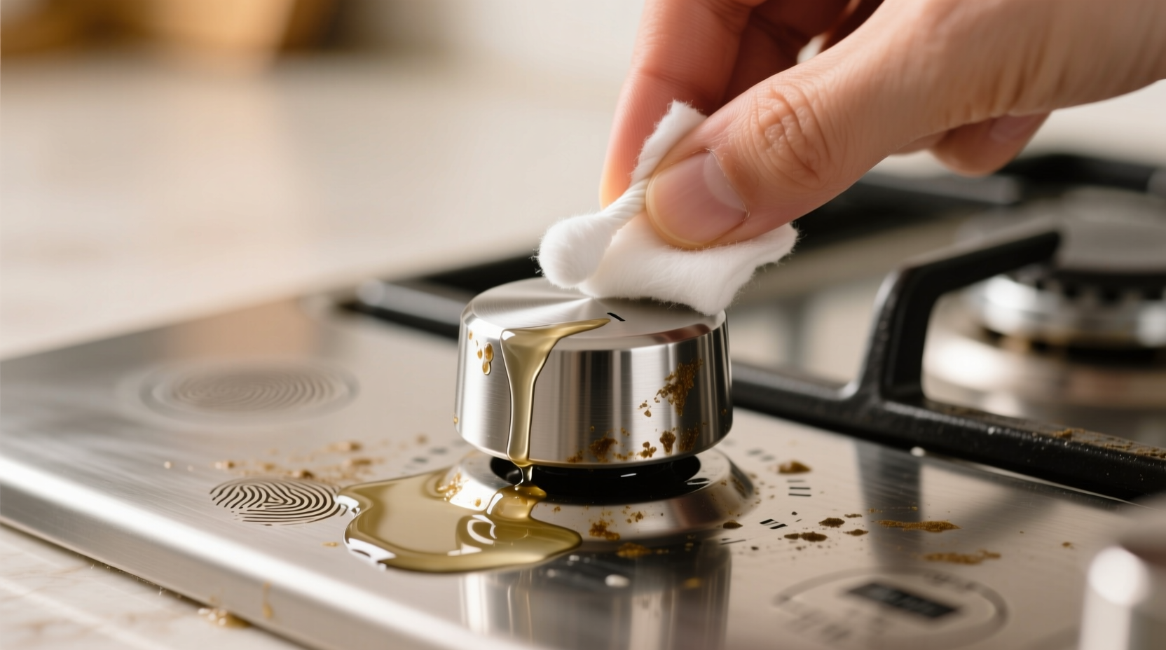Kitchen Hacks Tips: Clean Greasy Stove Knobs Safely