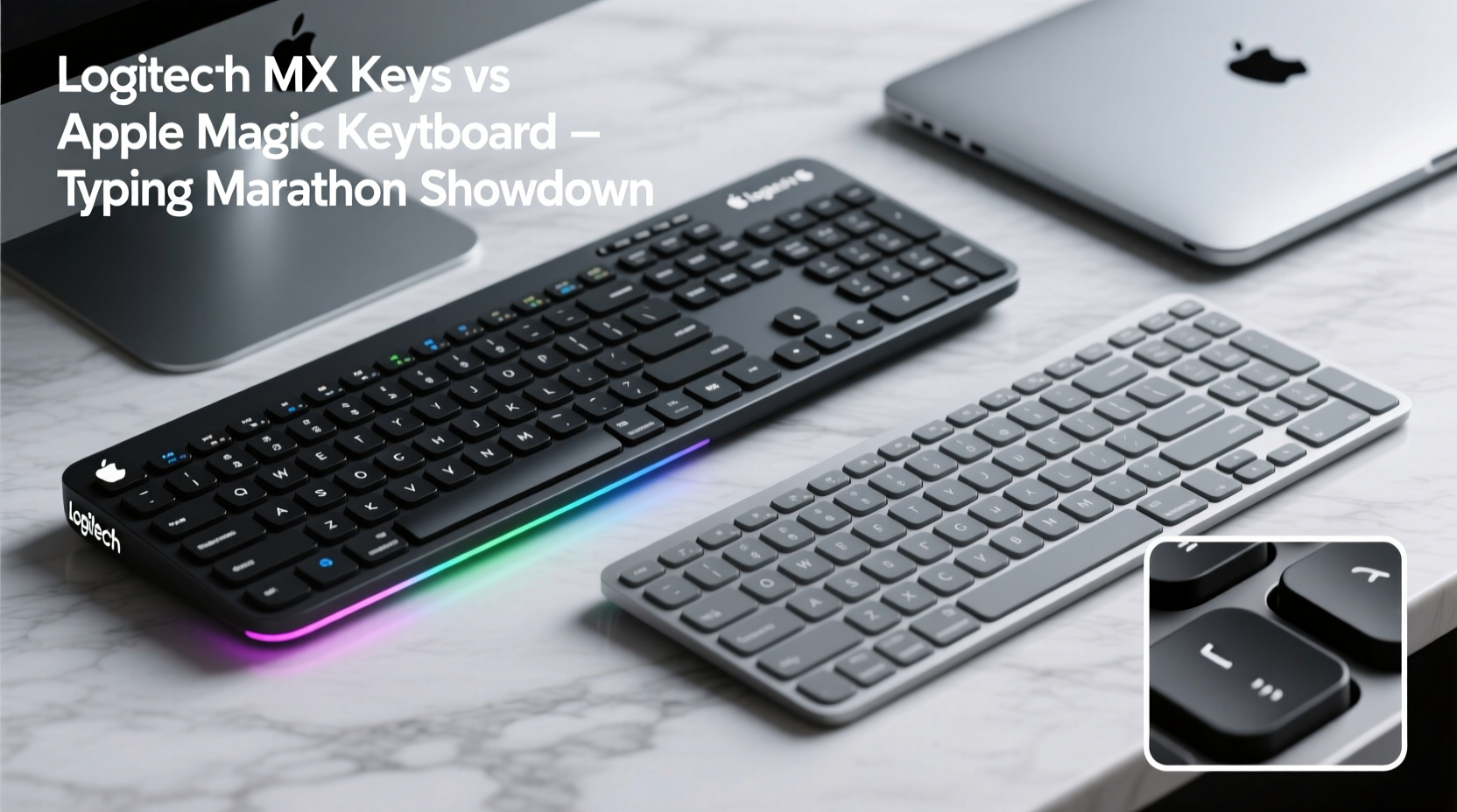 Logitech Mx Keys Vs Apple Magic Keyboard Which Excels For Typing Marathons