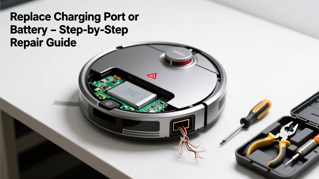 Robot Vacuum Not Charging? Replace the Charging Port or Battery