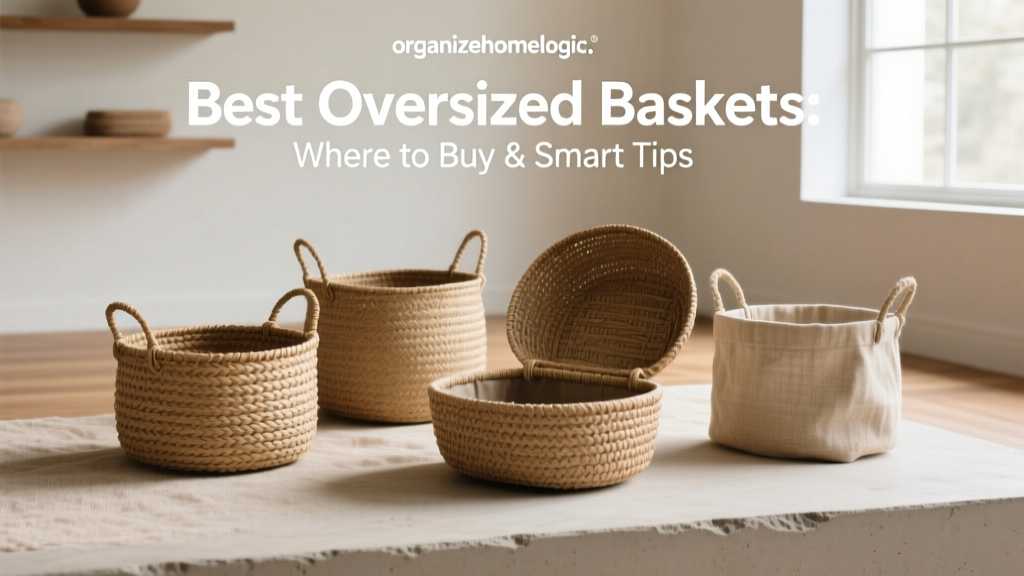 Best Oversized Baskets: Where to Buy & Smart Tips
