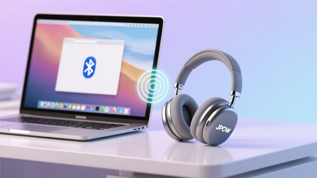 JPOW Wireless Headphones Not Connecting to Mac