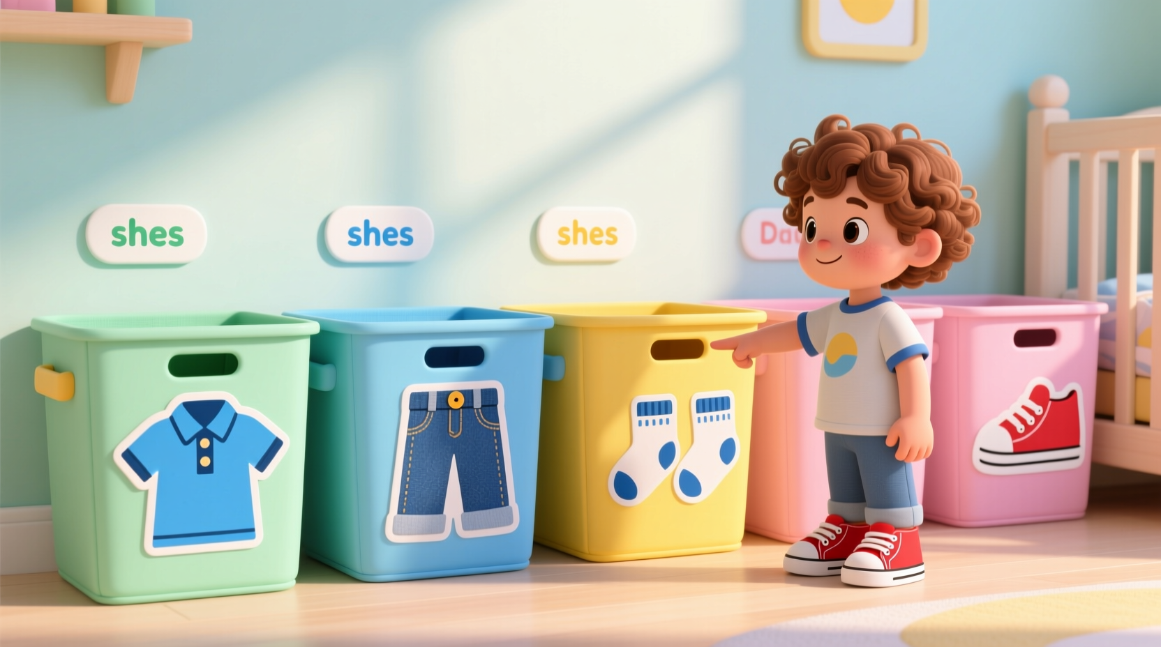 closet organization tips label clothing bins for kids