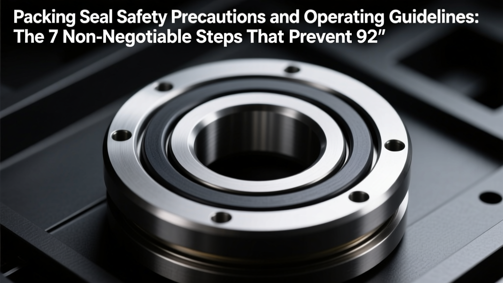 7 Non-Negotiable Packing Seal Safety Steps