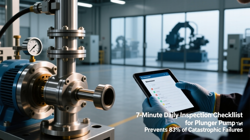 7-Minute Plunger Pump Inspection Checklist