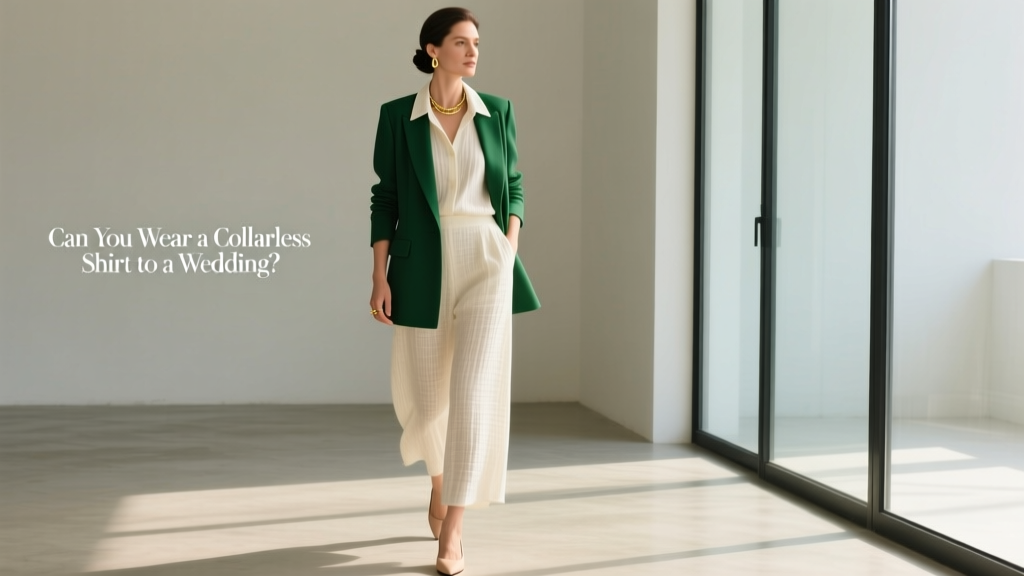 Can You Wear a Collarless Shirt to a Wedding?