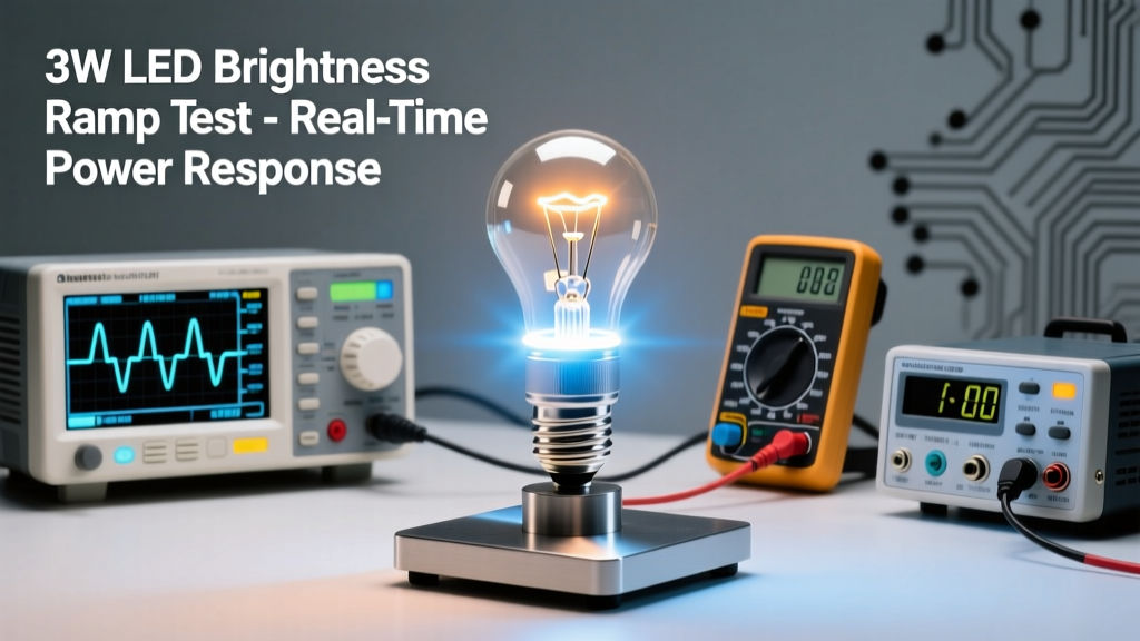 3W LED Flashlight Bulb Delivers: Cranks Up Brightness, Efficiency, and Reliability