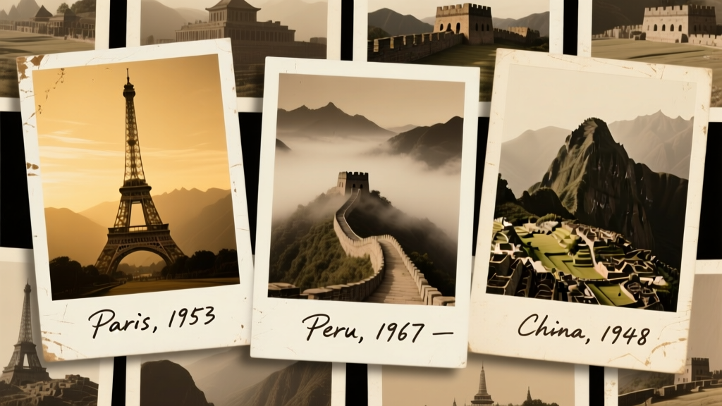 Time Travel Through the Lens: Vintage Photos of the World’s Most Famous Landmarks