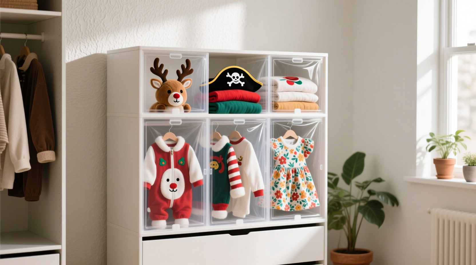 closet organization tips for pet costumes holiday outfits