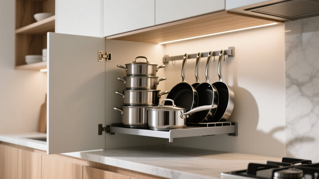 Small Kitchen Pots & Pans Storage: Smart Solutions