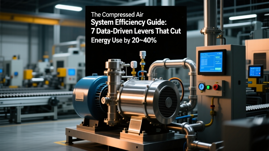 Compressed Air Efficiency: 7 Levers to Cut Energy 20–40%
