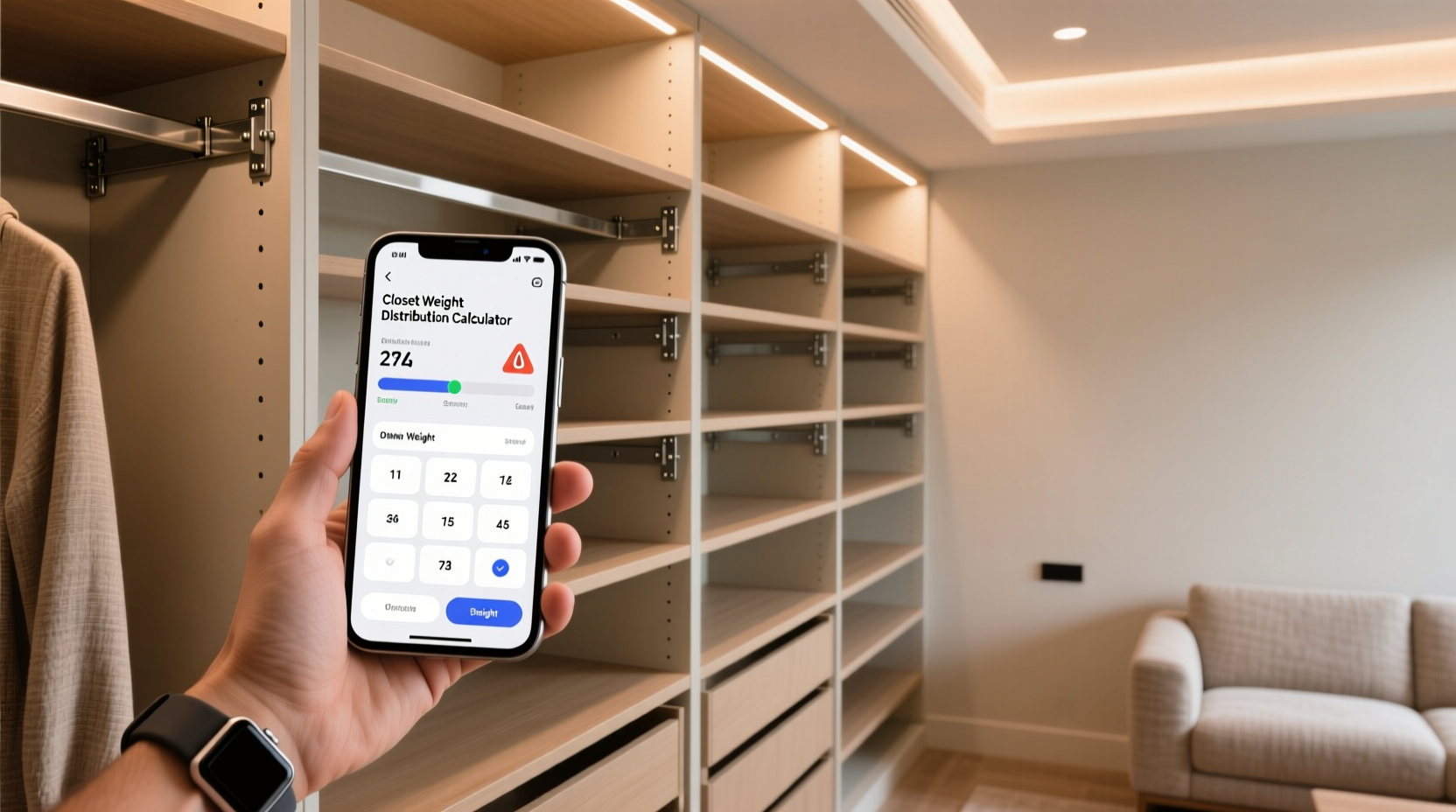 closet organization tips weight calculator worth it
