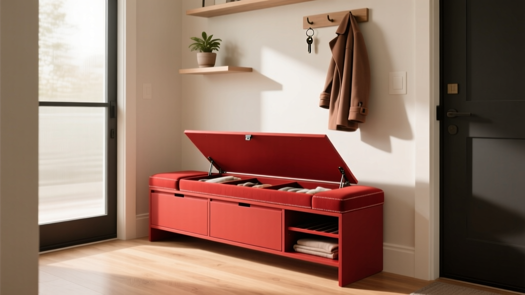 Red Entryway Bench with Storage: Best Buys (2024)