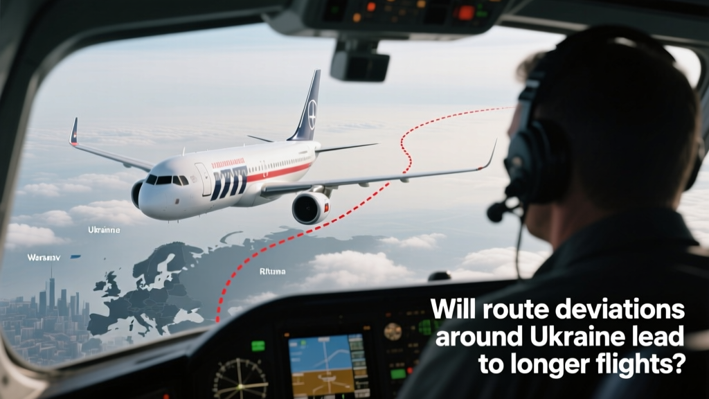 Will Route Deviations Around Ukraine Lead to Longer Flights? Aviation Realities, Passenger Impact, and Hospitality Implications