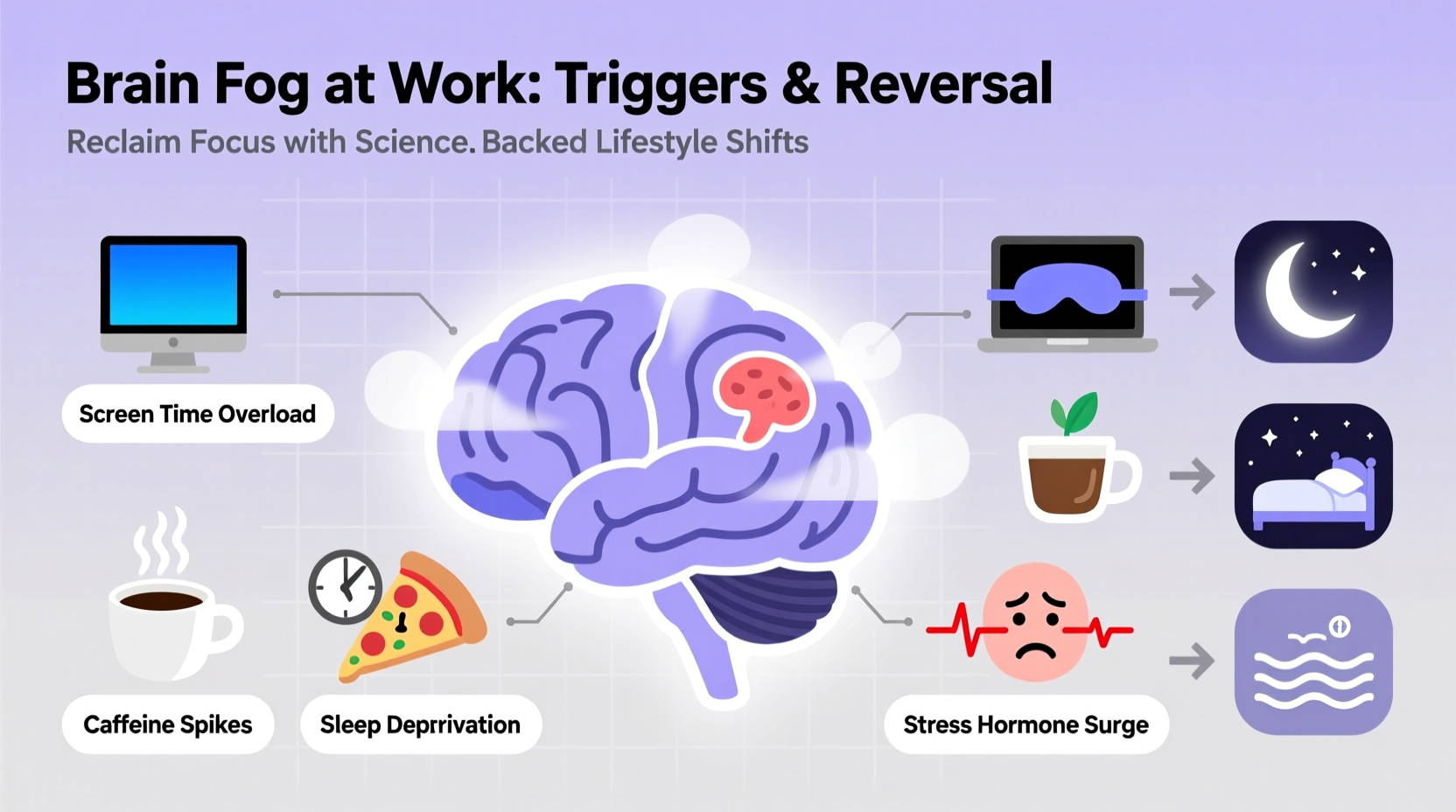 brain fog at work common lifestyle triggers and how to reverse them