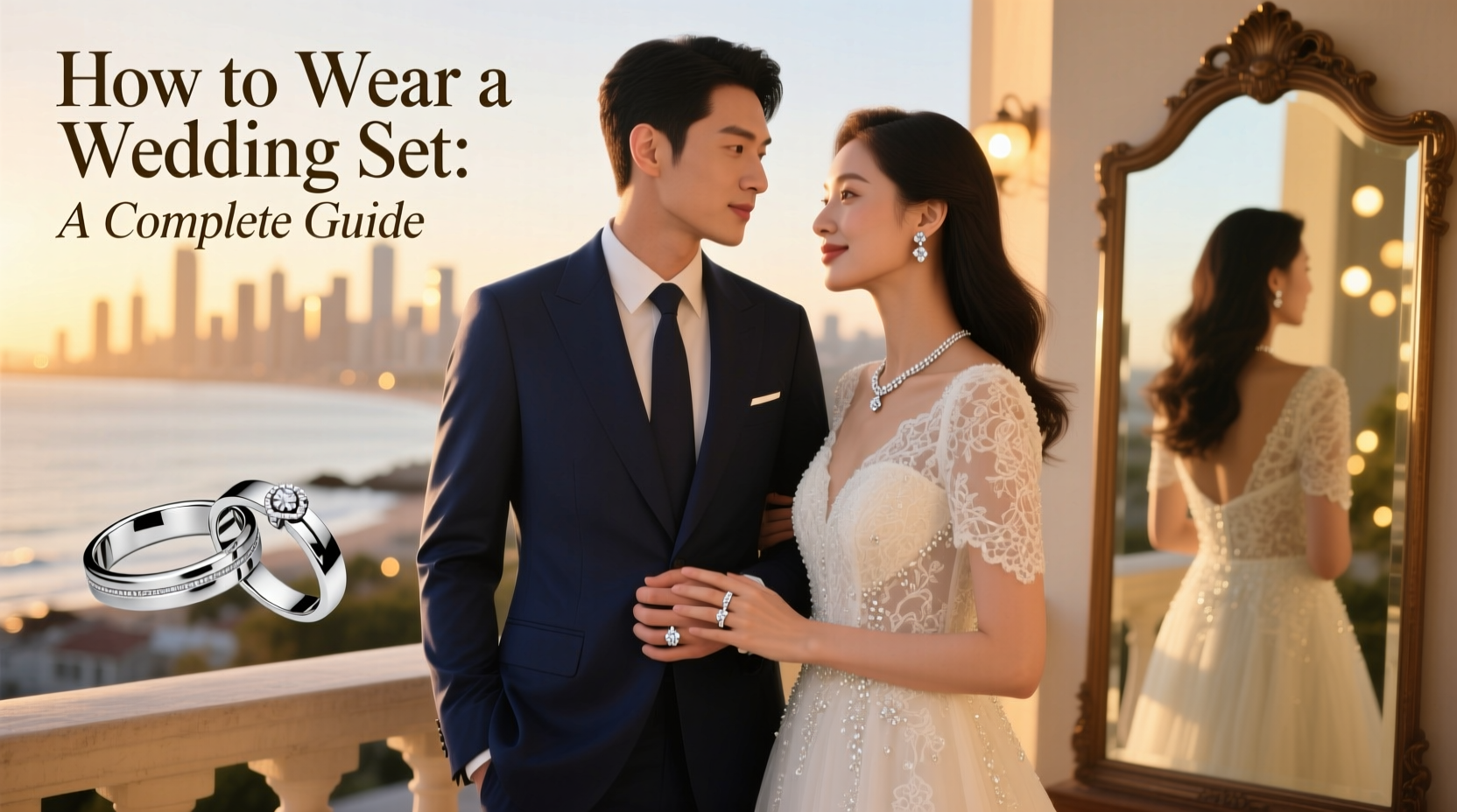 how do you wear a wedding set