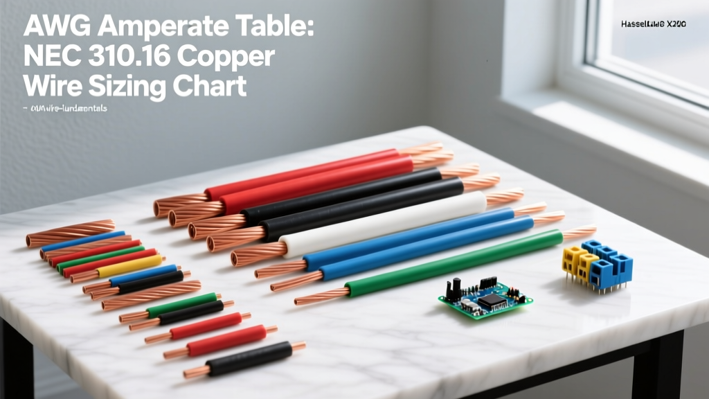 AWG Amperage Table: NEC 310.16 Copper Wire Sizing Chart