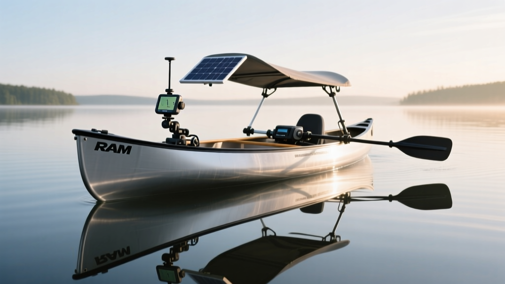 How to Rig My Canoe with Portable GPS and Sonar Tech