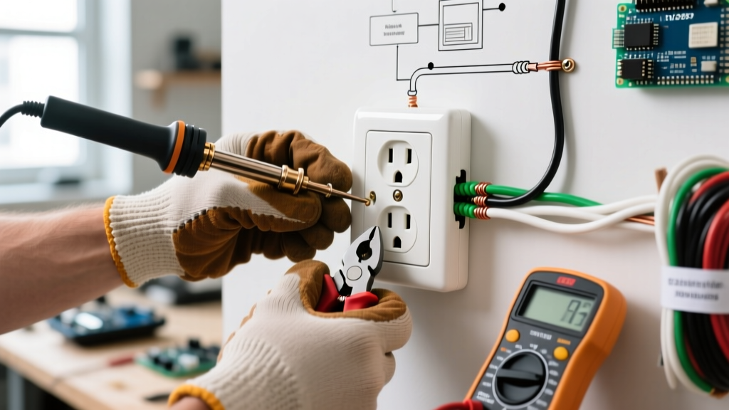 Upgrade to a 110v Grounded 3 Prong Electrical Outlet Safely