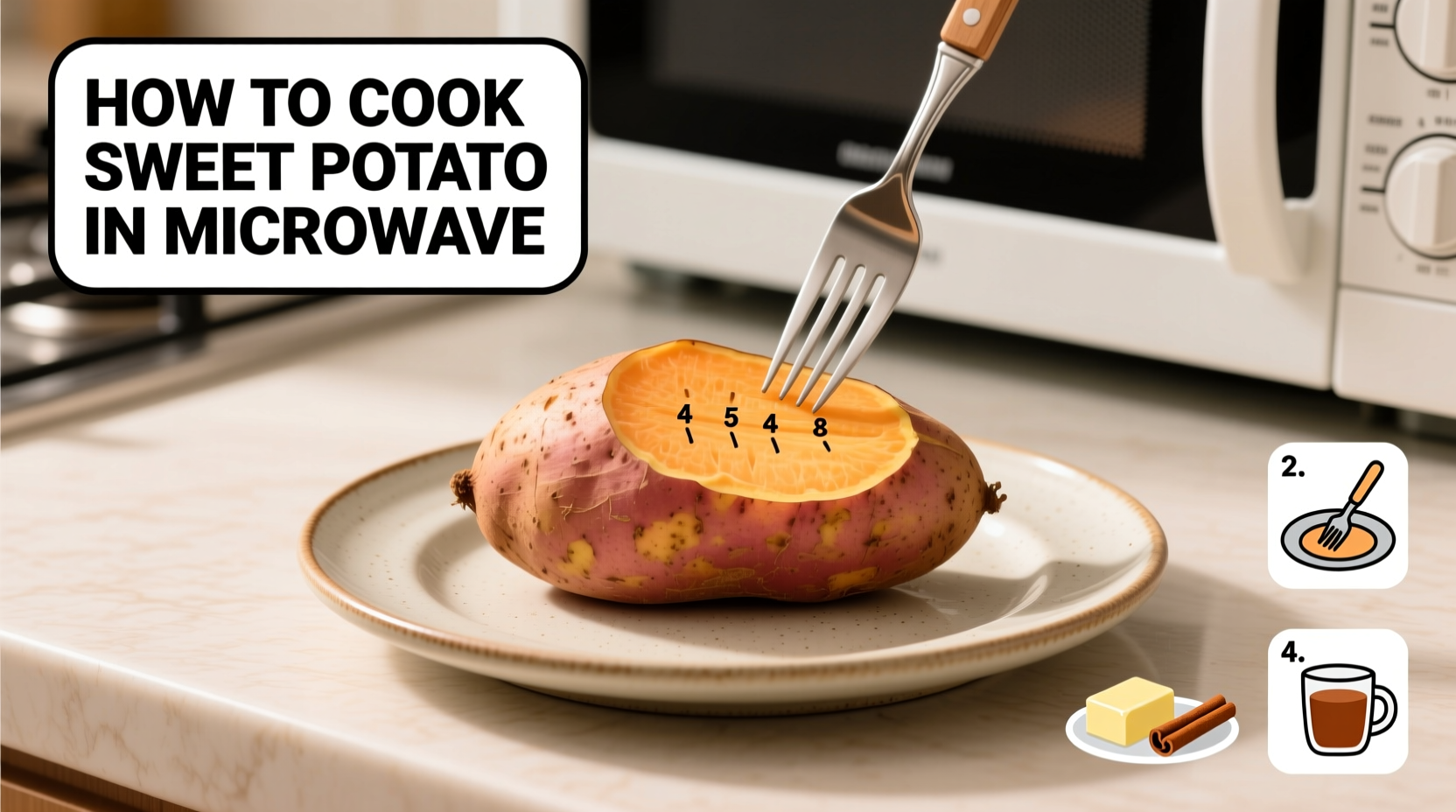 Microwave Sweet Potato: Perfect in 5-8 Minutes