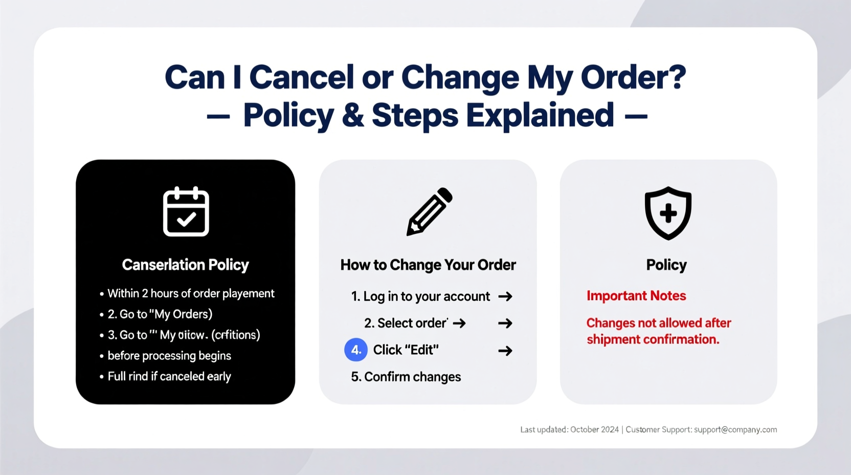 can i cancel or change my order