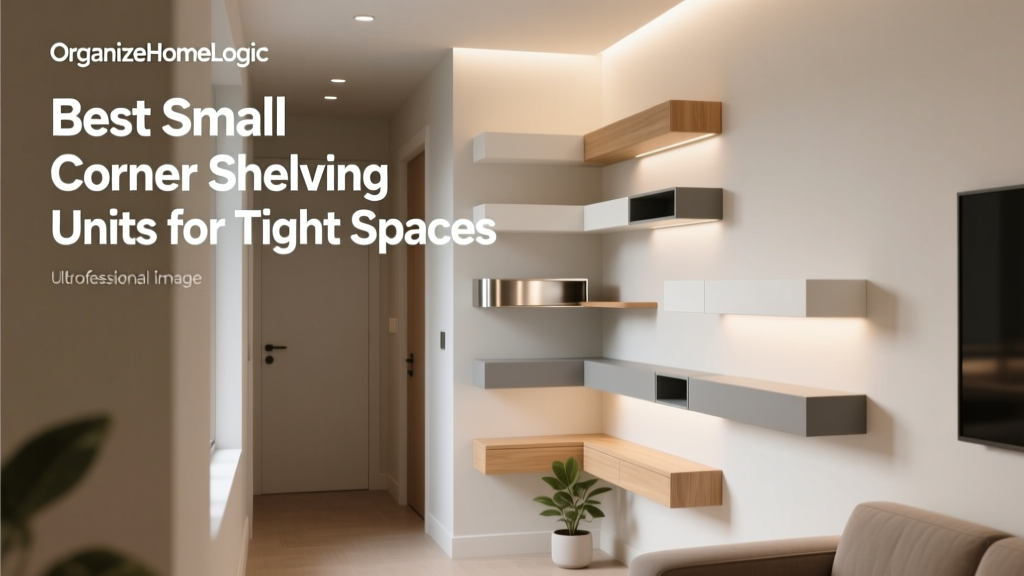 Best Small Corner Shelving Units for Tight Spaces