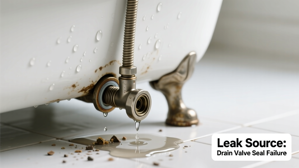 Bathtub Leaking with Grinding Noise: Quick Diagnosis