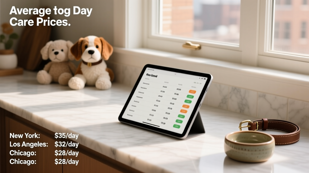 Doggy day care prices by city - average dog day care costs