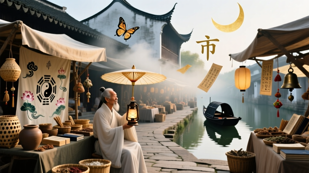 Market in Chinese: Cultural Dream Symbolism