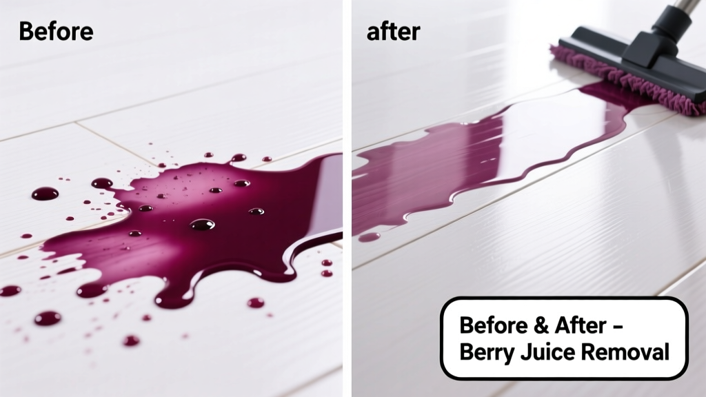 How to Remove Berry Juice from Laminate Flooring