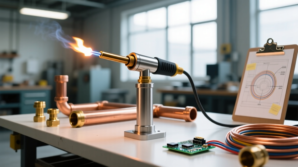 Industrial Copper Pipe Soldering Torch Guide for HVAC & Plumbing