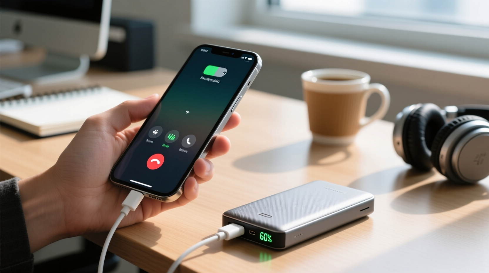 can you charge a phone with a power bank while using it