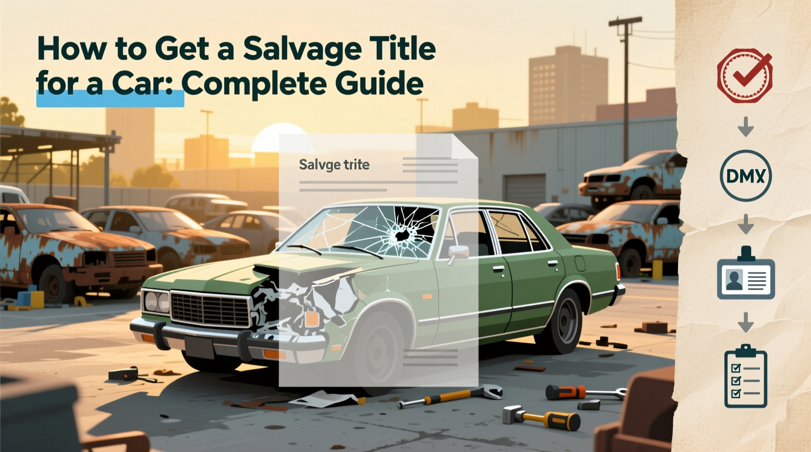 how do you get a salvage title for a car