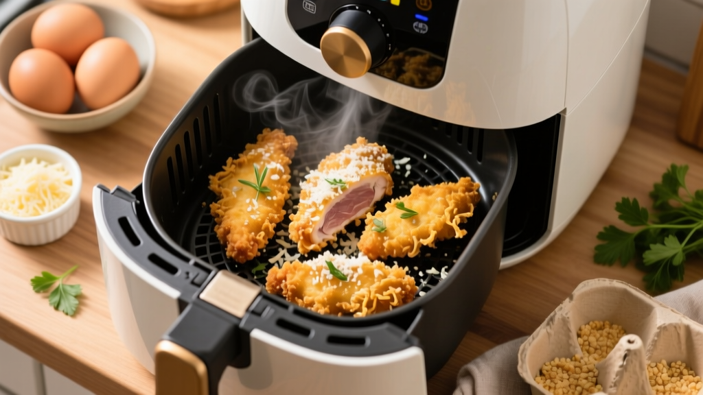 Crispy Panko Parmesan Chicken Tenders (Air Fryer)