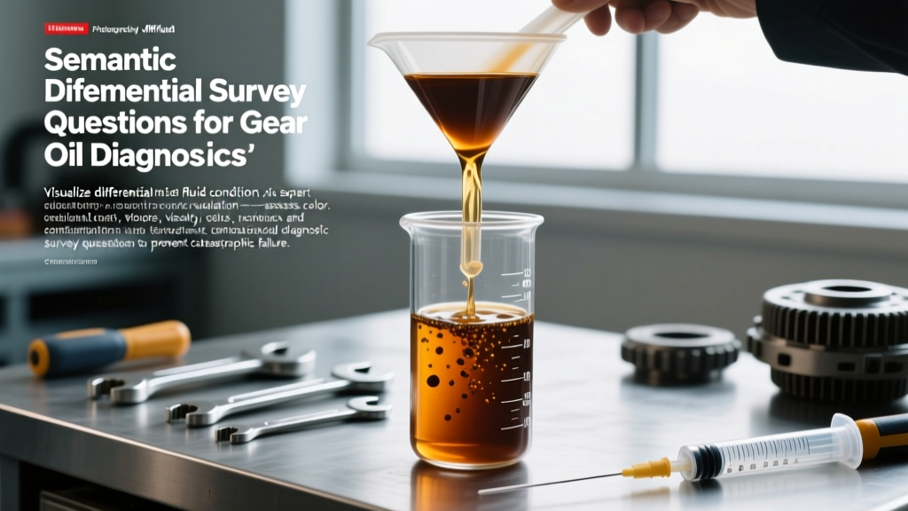Semantic Differential Survey Questions for Gear Oil Diagnostics