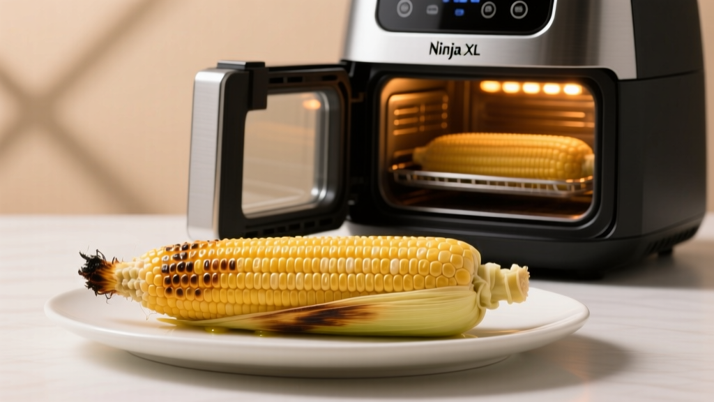 Perfect Air Fryer Corn on the Cob in Ninja XL