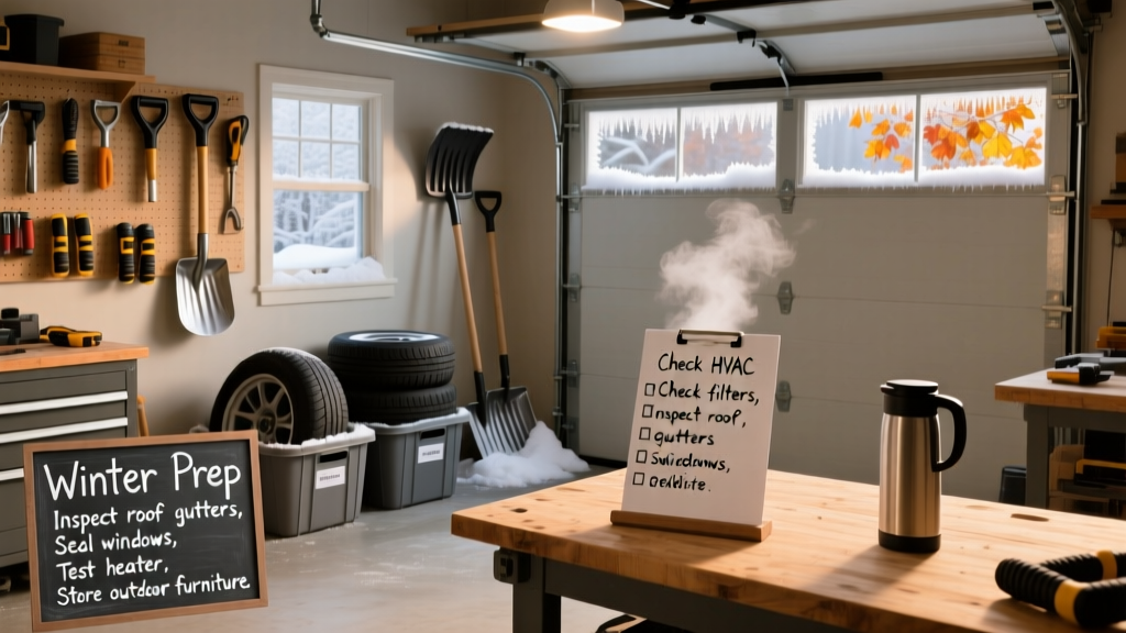 October Clean Garage Winter Prep: Maintenance Checklist