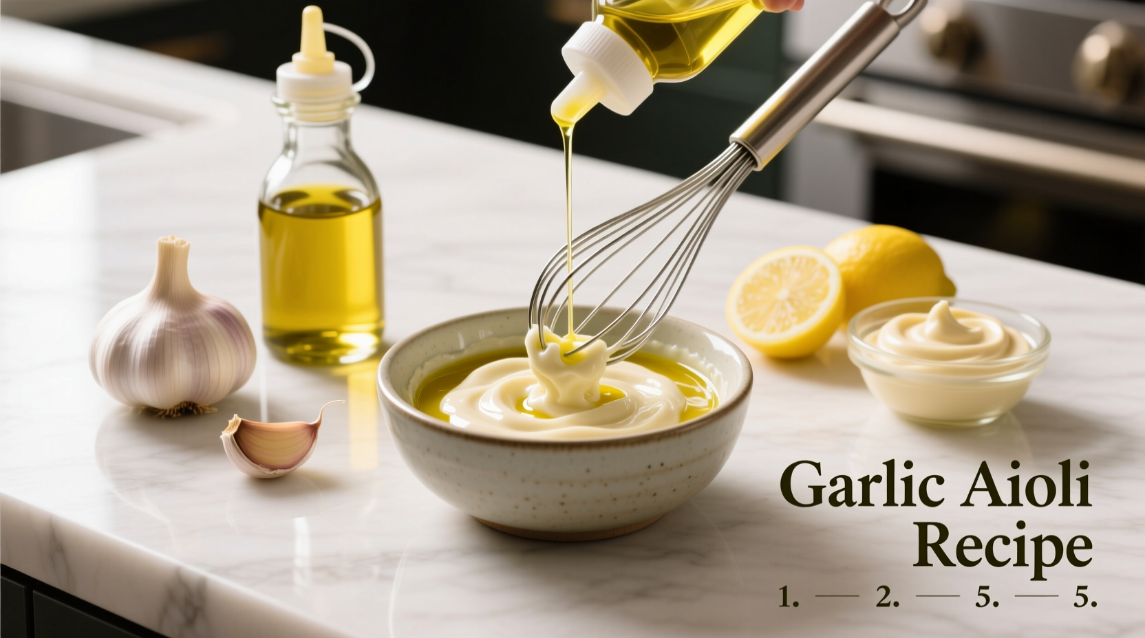How to Make Perfect Garlic Aioli: 5-Ingredient Recipe