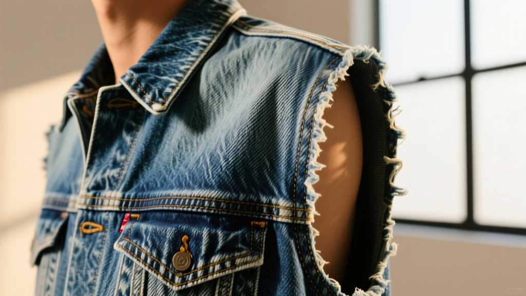 Levi's Sleeveless Jean Jacket Fabric Deep-Dive