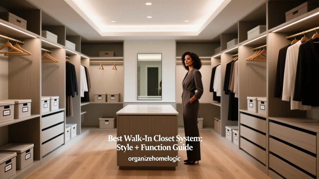 Best Walk-In Closet System: Style + Function Guide