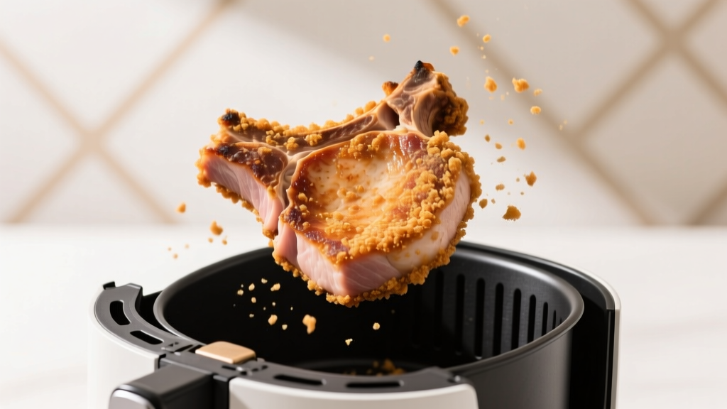 Crispy Flour-Coated Pork Chops in the Air Fryer