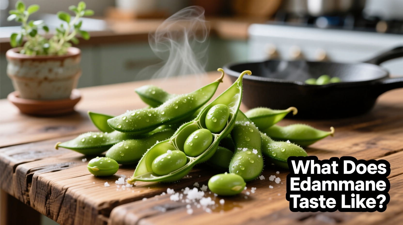 what does edamame taste like