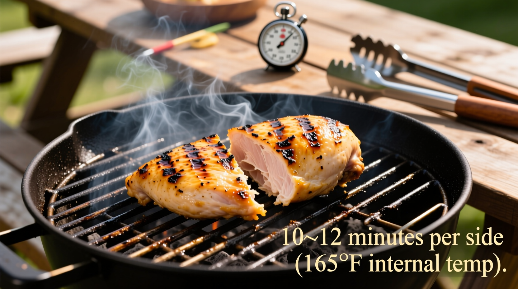 how long do you cook chicken on the grill