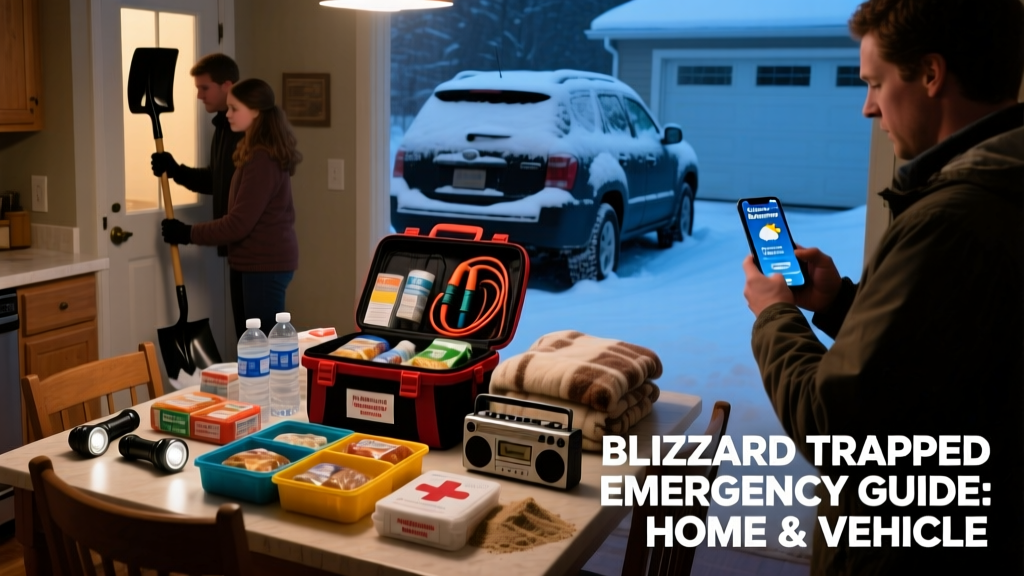 Blizzard Trapped: Emergency Guide for Home & Vehicle