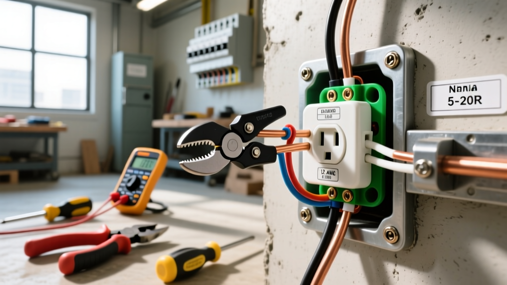 How to Wire a 20 Amp Receptacle: 12 AWG, NEMA 5-20R, and Code Rules