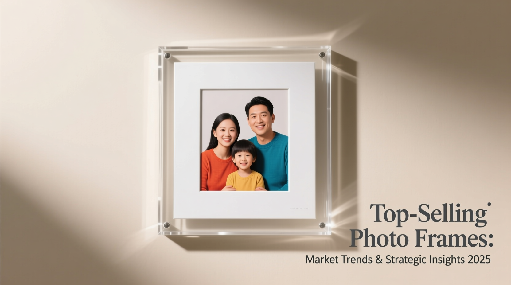 best selling acrylic photo frame