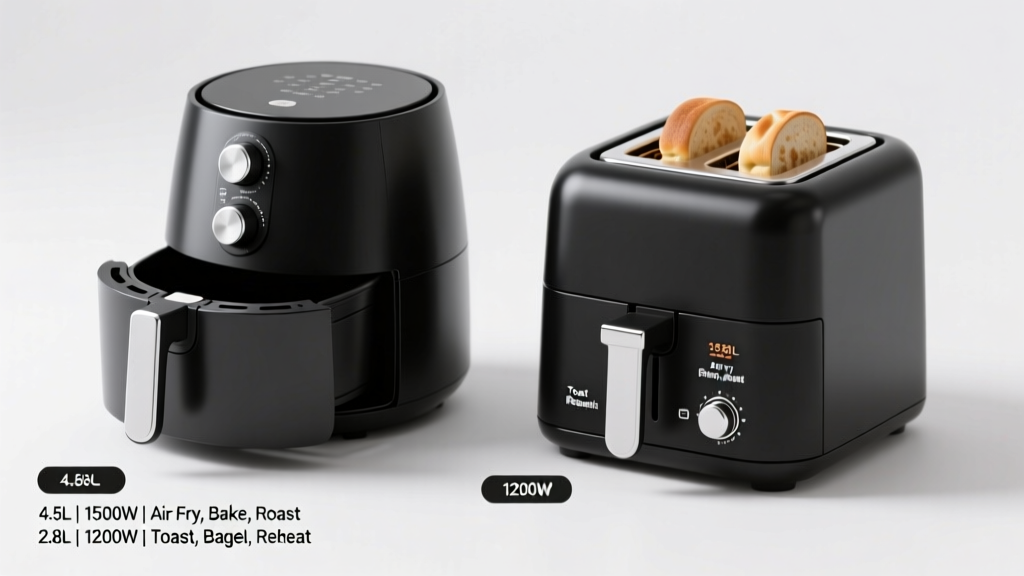 Air Fryer vs Toaster Air Fryer: Key Differences Explained