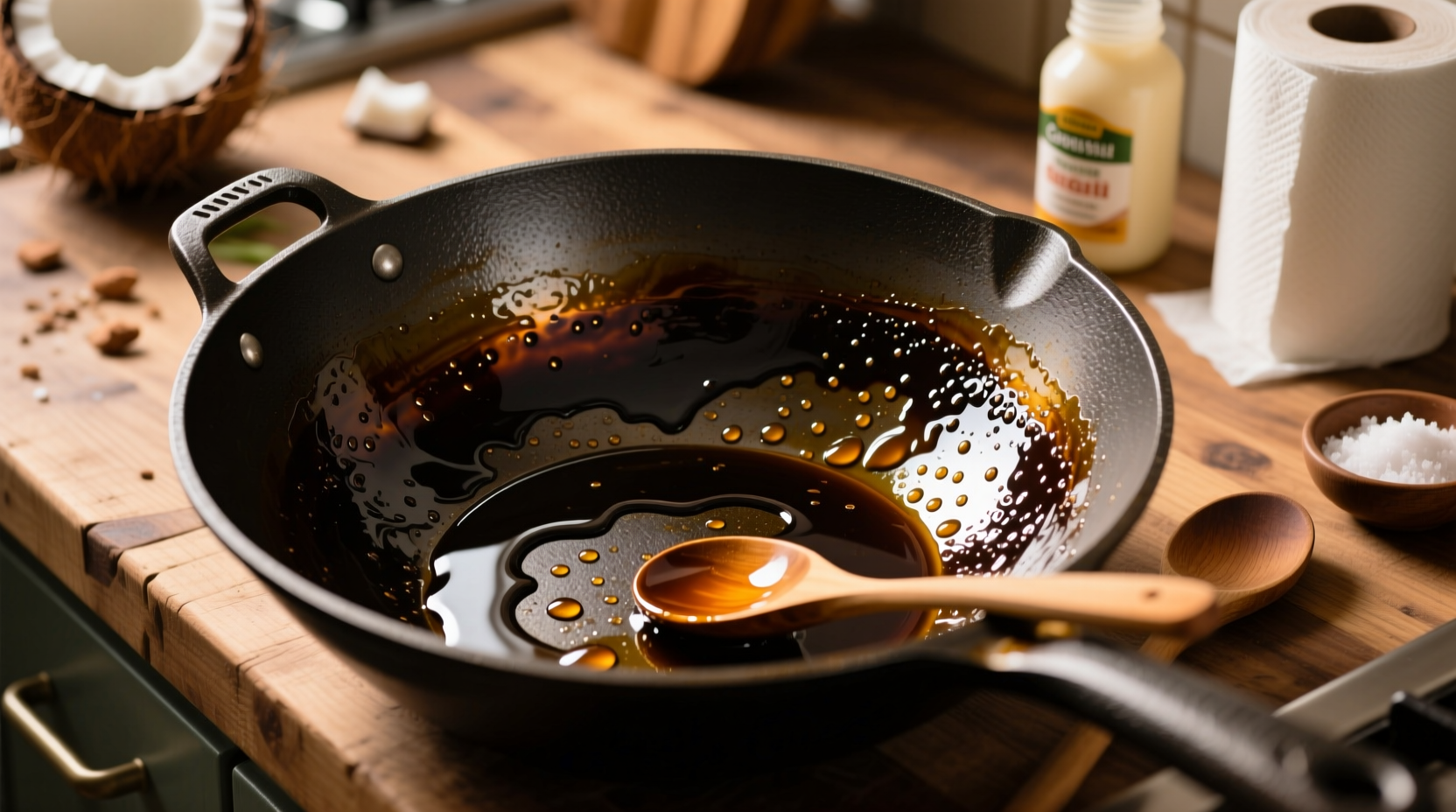 how to season a wok