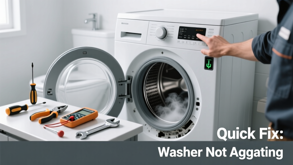 Washer Not Agitating in Bathroom: Quick Fixes