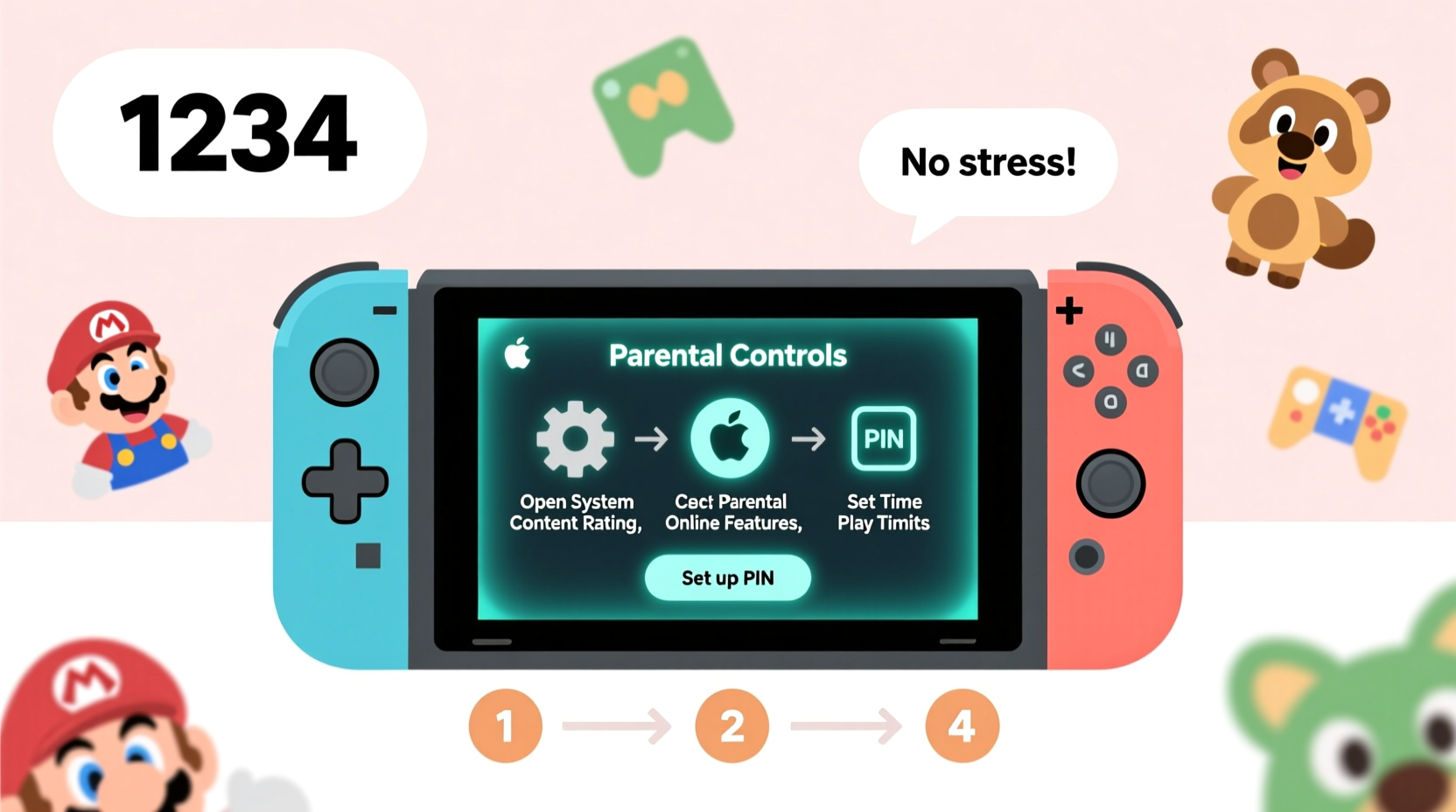 how to set up parental controls on nintendo switch without frustration